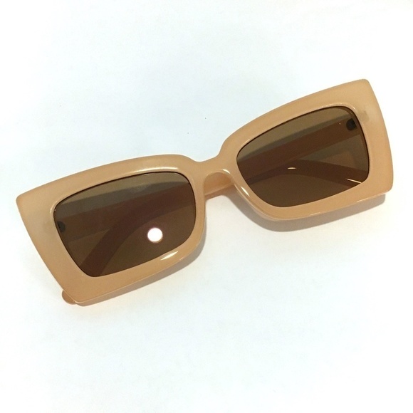 RETRO style retangular butterfly frame sunglasses - Picture 10 of 10